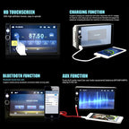 7010B HD 2 Din 7 inch Car Bluetooth Radio Receiver MP5 Player, Support FM & USB & TF Card, 7010B