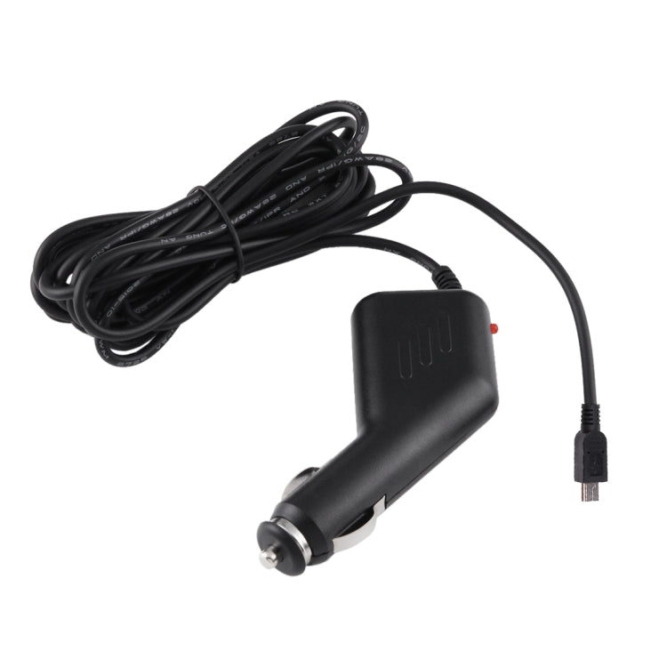 Universal Mini USB Charger Adapter For Car DVR Camera GPS Navigation Input 10V - 48V Ouput 5V 1.5A, Cable Length: 3.5m, Mini USB Cable Length: 3.5m