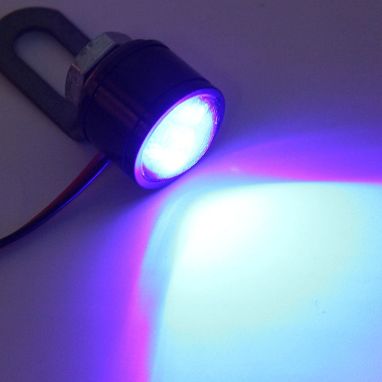 2 PCS 12V 3W Eagle Eyes LED Light For Motorcycle ，Wire Length: 45cm, Wire Length: 45cm