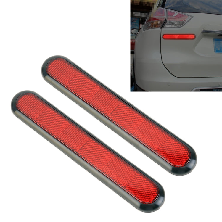 3R-2150 2 PCS Car Plastic Reflect Warning Sticker Outside Sticker, 3R-2150 3R-2150