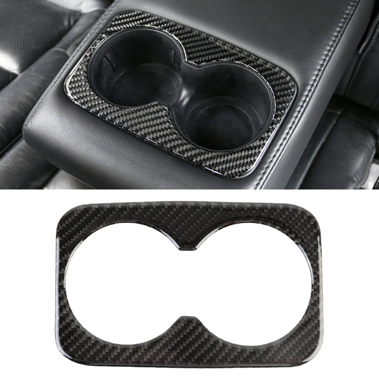 Car Water Cup Carbon Fiber Decorative Sticker for Jeep Grand Cherokee 2011-2018, Water Cup Water Cup