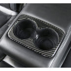 Car Water Cup Carbon Fiber Decorative Sticker for Jeep Grand Cherokee 2011-2018, Water Cup