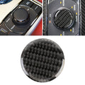 Car Water Cup Rotate Button Panel Carbon Fiber Decorative Sticker for Jeep Grand Cherokee 2014-2018, Water Cup Rotate Button Water Cup Rotate Button