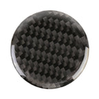 Car Water Cup Rotate Button Panel Carbon Fiber Decorative Sticker for Jeep Grand Cherokee 2014-2018, Water Cup Rotate Button