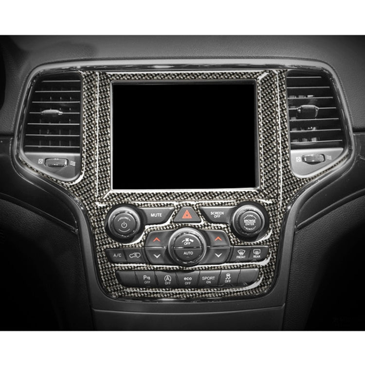 Car Central Control Navigation Carbon Fiber Decorative Sticker for Jeep Grand Cherokee 2011-2017, Central Control Navigation – Durable Build, Easy to Use
