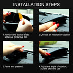 B-15 Stone Pattern Car Mount Phone Holder for 4-6.5 inch Phones, B-15 – Durable Build, Easy to Use