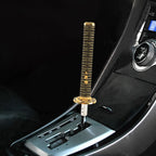 Universal Samurai Shape Manual or Automatic Gear Shift Knob, Length: 31.5cm Gold