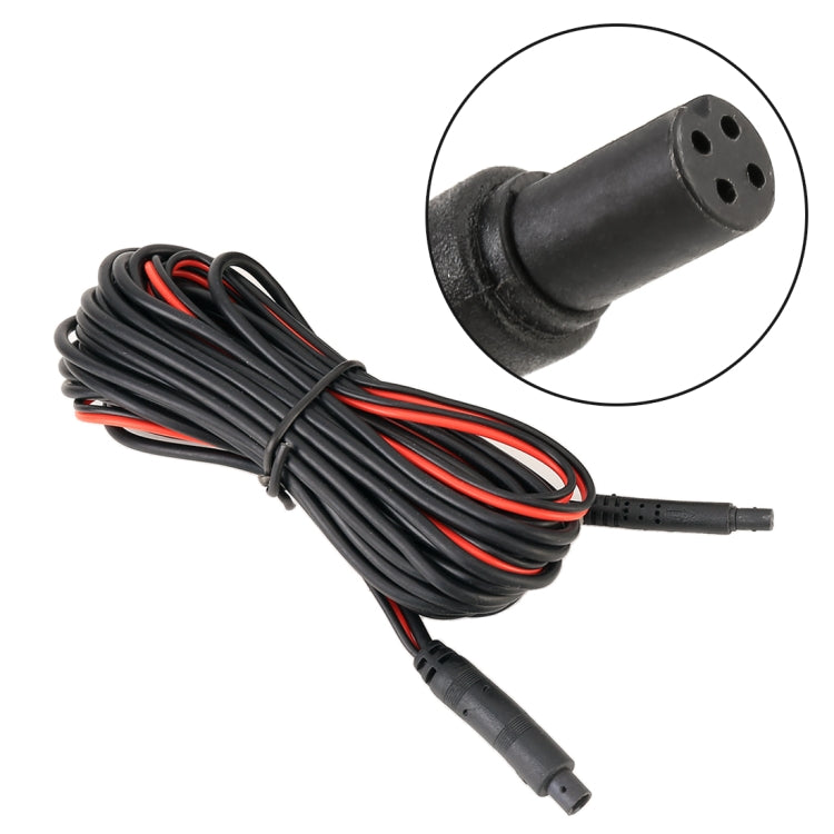 5.5m Universal Car 4P Reversing Camera Extension Cord Rearview Mirror Vehicle Traveling Data Recorder Video Conversion without Plug, 5.5m (4P) 5.5m (4P)