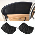 2 PCS Car Shade Block Car Sun Block Window Gauze Shading Net Side Blocking Cover Sun Net Sandbags Side Window Sunshade Cover, Size: 92*54cm, Size: 92*54cm – Durable Build, Easy to Use Size: 92*54cm