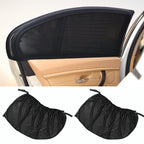 2 PCS Car Shade Block Car Sun Block Window Gauze Shading Net Side Blocking Cover Sun Net Sandbags Side Window Sunshade Cover, Size: 92*54cm, Size: 92*54cm – Durable Build, Easy to Use Size: 92*54cm