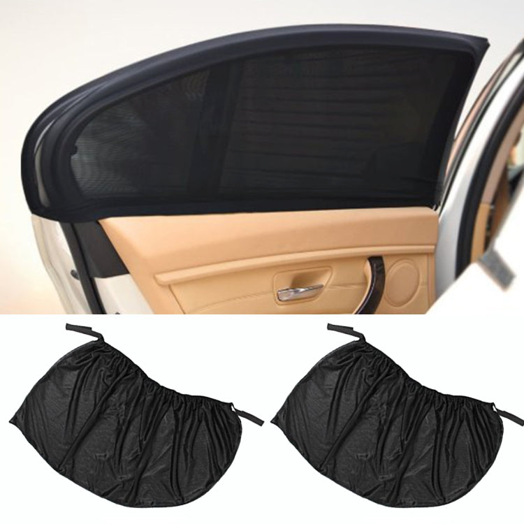 2 PCS Car Shade Block Car Sun Block Window Gauze Shading Net Side Blocking Cover Sun Net Sandbags Side Window Sunshade Cover, Size: 92*54cm, Size: 92*54cm – Durable Build, Easy to Use Size: 92*54cm