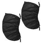 2 PCS Car Shade Block Car Sun Block Window Gauze Shading Net Side Blocking Cover Sun Net Sandbags Side Window Sunshade Cover, Size: 92*54cm, Size: 92*54cm – Durable Build, Easy to Use