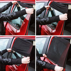 2 PCS Car Shade Block Car Sun Block Window Gauze Shading Net Side Blocking Cover Sun Net Sandbags Side Window Sunshade Cover, Size: 92*54cm, Size: 92*54cm – Durable Build, Easy to Use
