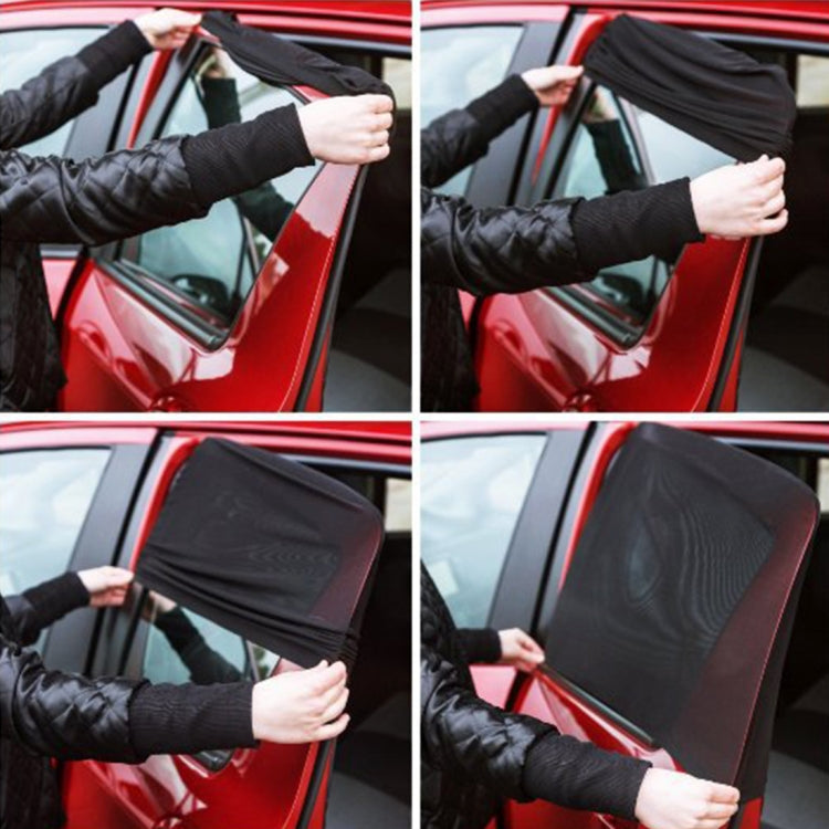 2 PCS Car Shade Block Car Sun Block Window Gauze Shading Net Side Blocking Cover Sun Net Sandbags Side Window Sunshade Cover, Size: 92*54cm, Size: 92*54cm – Durable Build, Easy to Use