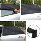 2 PCS Car Shade Block Car Sun Block Window Gauze Shading Net Side Blocking Cover Sun Net Sandbags Side Window Sunshade Cover, Size: 92*54cm, Size: 92*54cm – Durable Build, Easy to Use