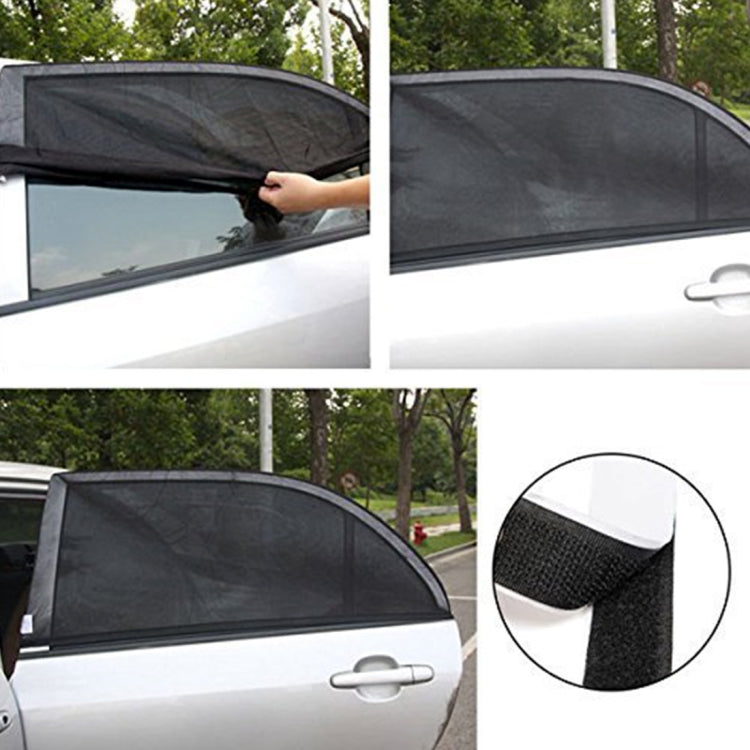 2 PCS Car Shade Block Car Sun Block Window Gauze Shading Net Side Blocking Cover Sun Net Sandbags Side Window Sunshade Cover, Size: 92*54cm, Size: 92*54cm – Durable Build, Easy to Use