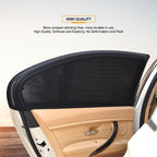 2 PCS Car Shade Block Car Sun Block Window Gauze Shading Net Side Blocking Cover Sun Net Sandbags Side Window Sunshade Cover, Size: 92*54cm, Size: 92*54cm – Durable Build, Easy to Use