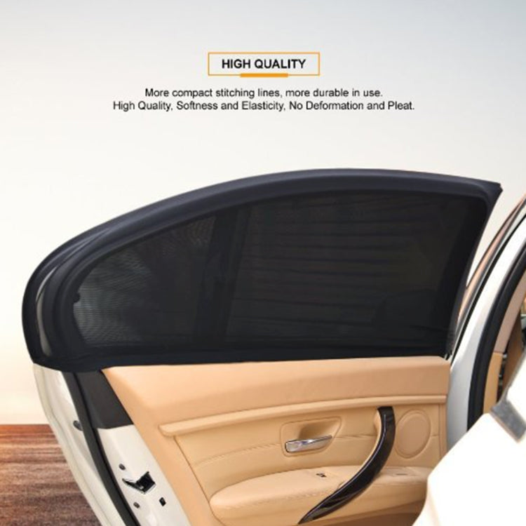 2 PCS Car Shade Block Car Sun Block Window Gauze Shading Net Side Blocking Cover Sun Net Sandbags Side Window Sunshade Cover, Size: 92*54cm, Size: 92*54cm – Durable Build, Easy to Use