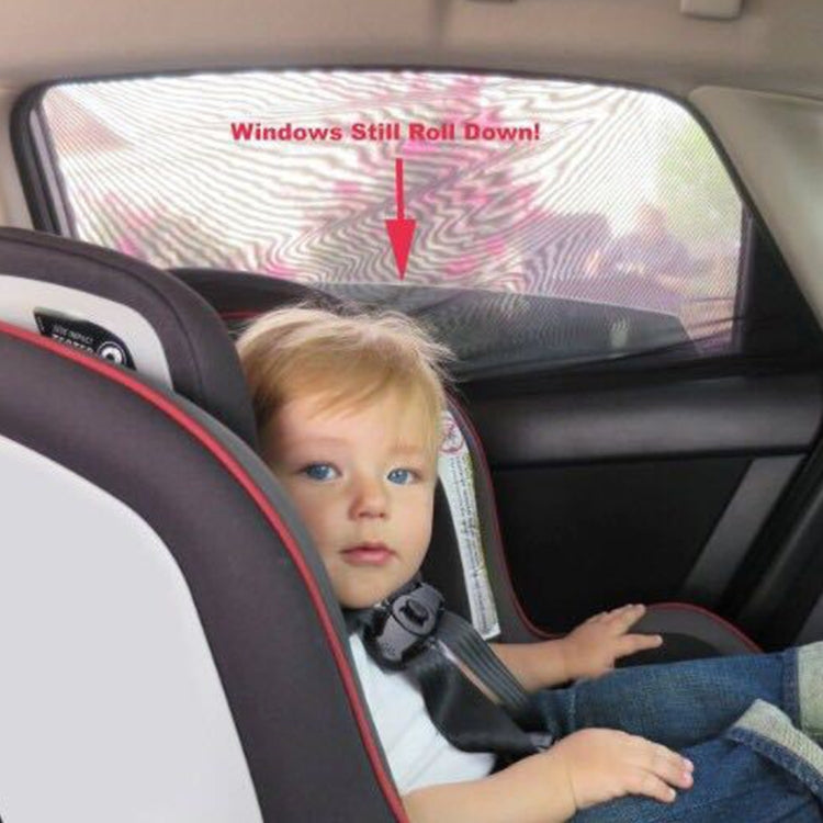 2 PCS Car Shade Block Car Sun Block Window Gauze Shading Net Side Blocking Cover Sun Net Sandbags Side Window Sunshade Cover, Size: 92*54cm, Size: 92*54cm – Durable Build, Easy to Use