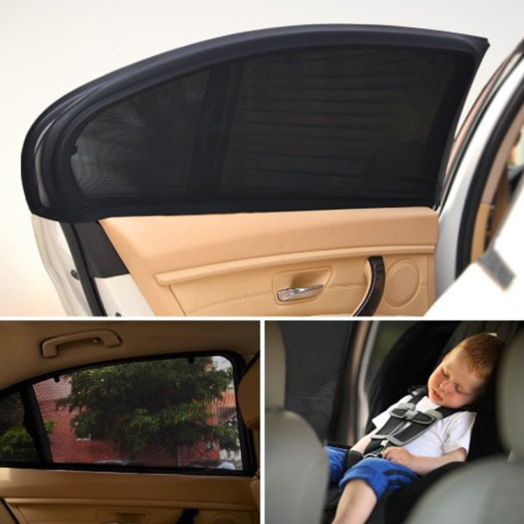 2 PCS Car Shade Block Car Sun Block Window Gauze Shading Net Side Blocking Cover Sun Net Sandbags Side Window Sunshade Cover, Size: 92*54cm, Size: 92*54cm – Durable Build, Easy to Use