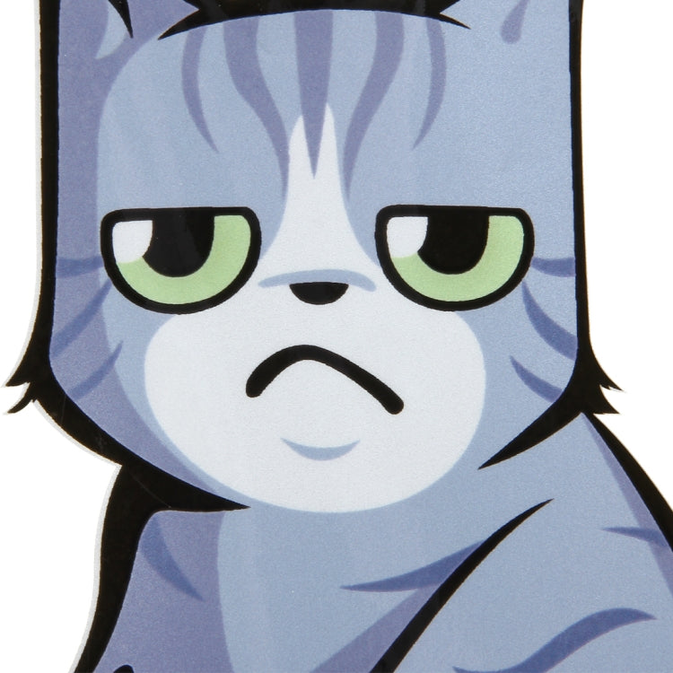 Vehicle Car Rear Windshield Window Wiper Reflective Self-Adhesive Cat Moving Tail Vinyl Decal Sticker, Frowning Cat, Smiling Cat – Durable Build, Easy to Use