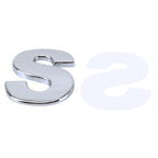 Car Vehicle Badge Emblem 3D English Letter Self-adhesive Sticker Decal, Size: 4.5*4.5*0.5cm, S, I, T, A, J, U, Y, K, V, Z, L, W, B, M, X, C, N, D, O, E, P, F, Q, G