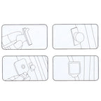 3R-2130 Car Truck Interior Adjustable Wide Angle Rear View Blind Spot Mirror, Size: 7*6.5*1cm, 3R-2130