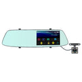 G705 5 inch LCD Touch Screen Rear View Mirror Car Recorder with Separate Camera, 170 Degree Wide Angle Viewing, Support Loop Video / Motion Detection / G-Sensor / TF Card, G705 G705