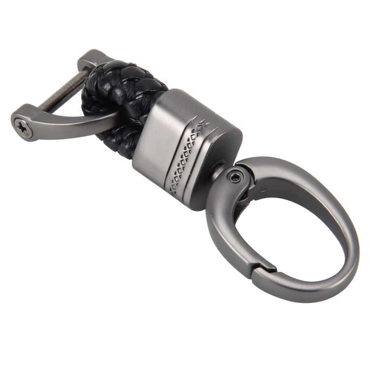 Weaving Band Metal Car Key Ring Braided Belt Key Chain – Durable Build, Easy to Use