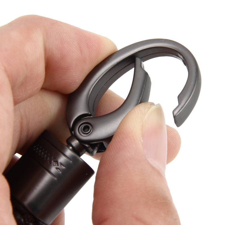 Weaving Band Metal Car Key Ring Braided Belt Key Chain – Durable Build, Easy to Use