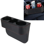 Car Seat Crevice Storage Box Cup Drink Holder Auto Pocket Stowing Tidying for Phone Pad Card Coin Case Car Accessories, Black, Grey, Khaki, Brown Black Black