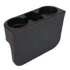 Car Seat Crevice Storage Box Cup Drink Holder Auto Pocket Stowing Tidying for Phone Pad Card Coin Case Car Accessories, Black, Grey, Khaki, Brown