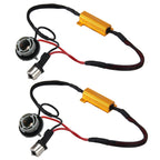 2 PCS 1156/BA15S Car Canbus Error Canceller Decoder Load Resistor LED 50W 8 Ohm No Blinking Decoder, 1156 1156