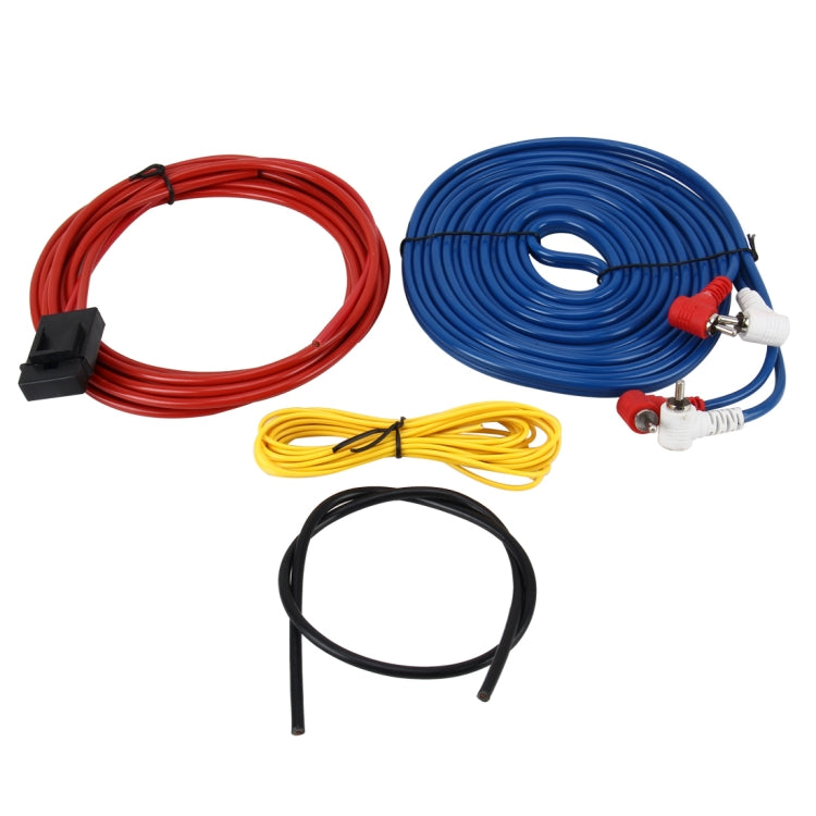 Car Audio Speakers Wiring kits Speaker Cable Subwoofer Amplifier Installation Cable Kit Power Cable Car Speaker Power Amplifier Car Power Amplifier Car Audio Line + Power Line Suit, Car Audio Speakers Wiring Kits – Durable Build, Easy to Use