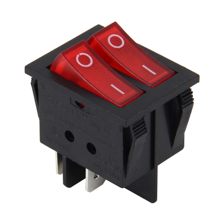 Car Truck Boat Switch Toggle Light Switch 4pin Waterproof 12/24V Car Auto Universal DIY 4 Pin Double Control Switch OFF-ON Push Button, Button 1 Button 1
