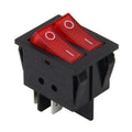 Car Truck Boat Switch Toggle Light Switch 4pin Waterproof 12/24V Car Auto Universal DIY 4 Pin Double Control Switch OFF-ON Push Button, Button 1 Button 1