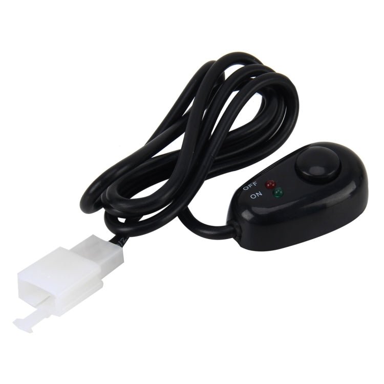 Car Truck Boat Switch Toggle Light Switch 3Pins DC12/24V Car Auto Universal DIY 3 Pin Drop-shaped Switch OFF-ON Push Button with Red and Green Indicator Light, Cable Length: 90cm, Button 3 Button 3