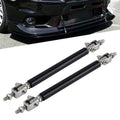 2 PCS Car Modification Large Surrounded By The Rod Telescopic Lever Front and Rear Bars Fixed Front Lip Back Shovel Adjustable Small Rod, Length: 7.5cm, Length: 7.5cm Length: 7.5cm Black