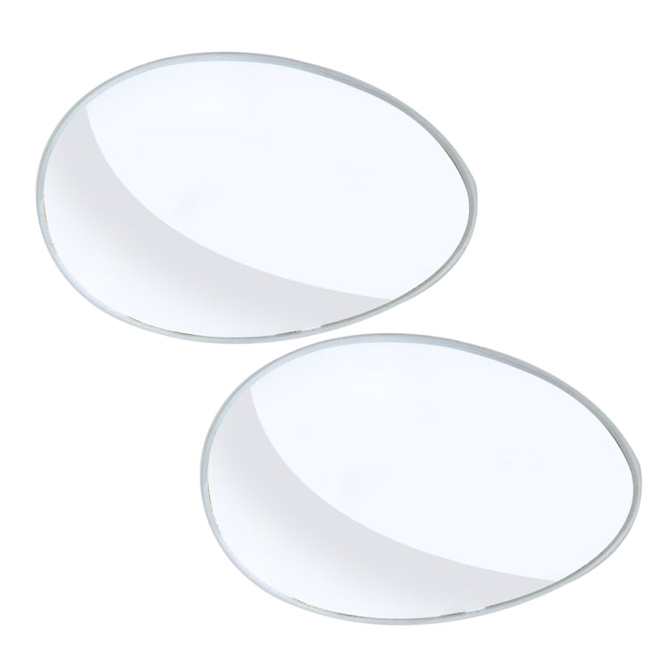 3R-055 2 PCS Car Truck Oval Blind Spot Rear View Wide Angle Mirror Blind Spot Mirror 360 Degree Adjustable Wide-angle Mirror, Size: 6.7*4.5cm, Size: 6.7*4.5cm – Durable Build, Easy to Use