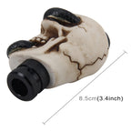 Universal Skull Car Gear Shift Knob Modified Car Gear Shift Knob Auto Transmission Shift Lever Knob Resin Gear Knobs, Skull Head Shape 9, Skull Head Shape 7, Skull Head Shape 6