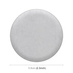 4 PCS Car-Styling Silver Leaves Pattern Metal Wheel Hub Decorative Sticker, Diameter: 5.8cm, Silver Leaves – Wear-resistant