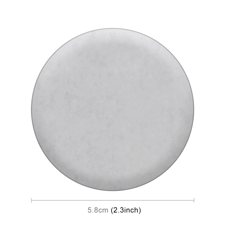 4 PCS Car-Styling Silver Leaves Pattern Metal Wheel Hub Decorative Sticker, Diameter: 5.8cm, Silver Leaves – Wear-resistant