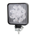 DC 10-30V 27W 2500LM 6000K Waterproof Vehicle Car Boat Marine External Work Lights Emergency Lights 30 Degrees Adjustable Spot Light LED Car Bulbs with 9 Intense Wafer LED Lights, Spot Light+27W Spot Light+27W