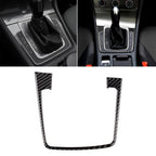 Car Carbon Fiber Gear Position Panel Frame Decorative Sticker for Volkswagen Golf 7 2018-, without Hole and Start and Stop, Left Drive, Gear Position Gear Position