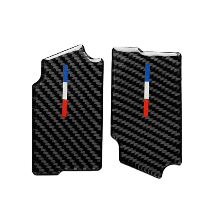 2 PCS Car USA Color Carbon Fiber Door Inner Handle Wrist Panel Decorative Sticker for Ford Mustang 2015-2017, Door Inner Handle Wrist – Durable Build, Easy to Use