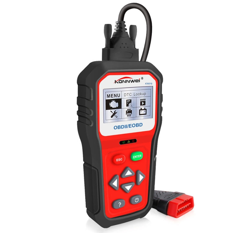 KONNWEI KW818 EOBD / OBDII Car Auto Diagnostic Scan Tools CAN Code Reader Scanner (Only for 12V Gasoline Car), KW818 KW818