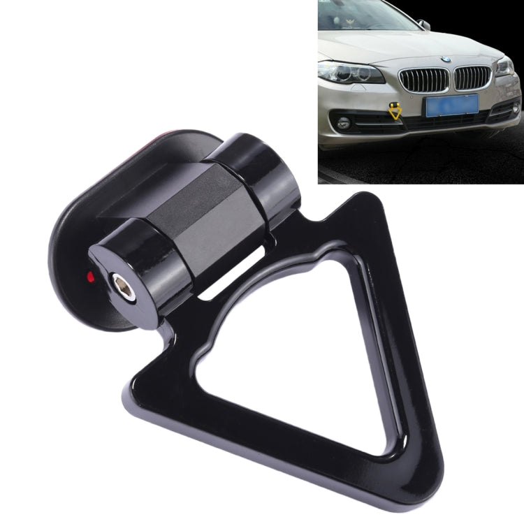 Car Truck Bumper Triangle Tow Hook Adhesive Decal Sticker Exterior Decoration – Durable Build, Easy to Use Black