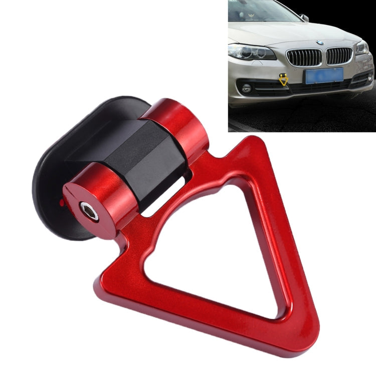 Car Truck Bumper Triangle Tow Hook Adhesive Decal Sticker Exterior Decoration Red