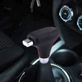 Universal Vehicle Car Black Leather Shifter Cover Manual Automatic Gear Shift Knob, Black Leather Shifter Cover Black Leather Shifter Cover
