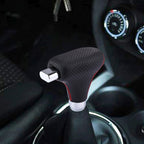 Universal Vehicle Car Black Leather Shifter Cover Manual Automatic Gear Shift Knob, Black Leather Shifter Cover Black Leather Shifter Cover